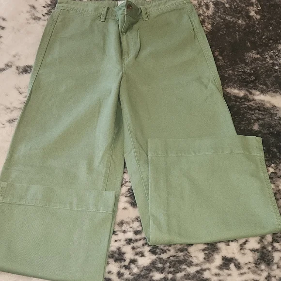 GAP Olive Wide Leg Pants - Picture 4 of 4